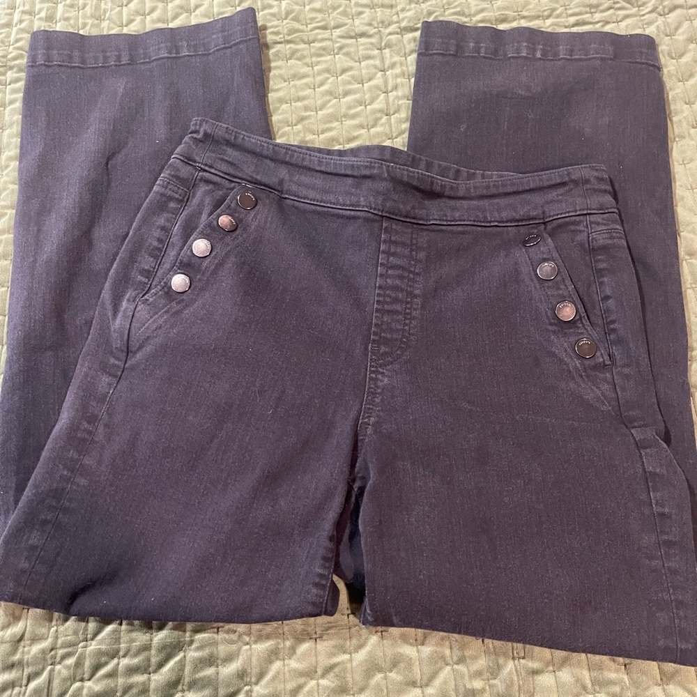 Chico's Black Wide Leg Jeans